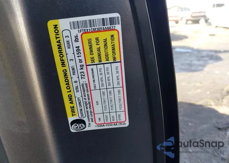 2014 Ford F-150 Xl z USA, uszkodzony, nr VIN 1FTEX1CM3EFA56637